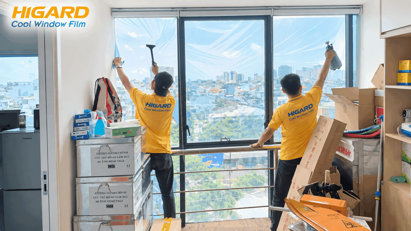 Thi công phim cách nhiệt Tòa nhà diện tích 1000m2