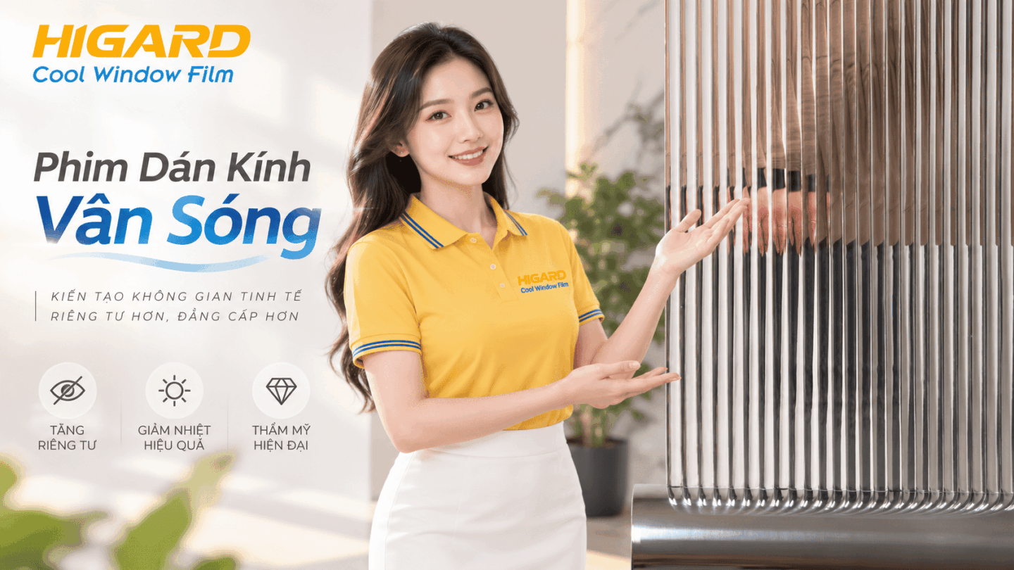 Bảng Báo Giá Phim Dán Kính Vân Sóng Mới Nhất & Địa Chỉ Mua Uy Tín 1 Phim dán kính vân sóng cho nhà ở hiện đại