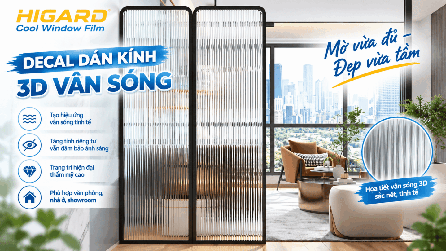 Bảng Báo Giá Phim Dán Kính Vân Sóng Mới Nhất & Địa Chỉ Mua Uy Tín 6 Phim dán kính vân sóng cho spa và salon