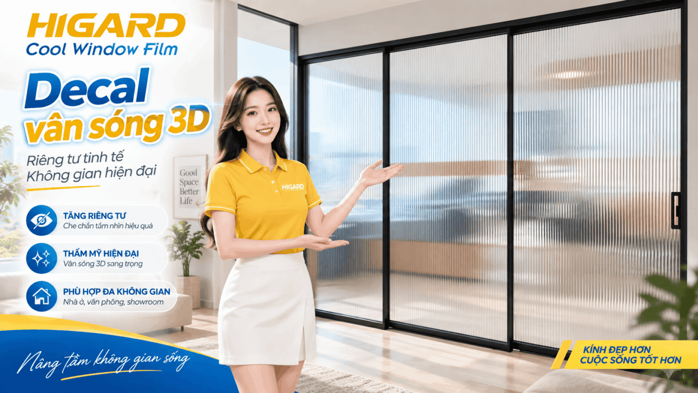 Decal dán kính chống nước cho phòng tắm