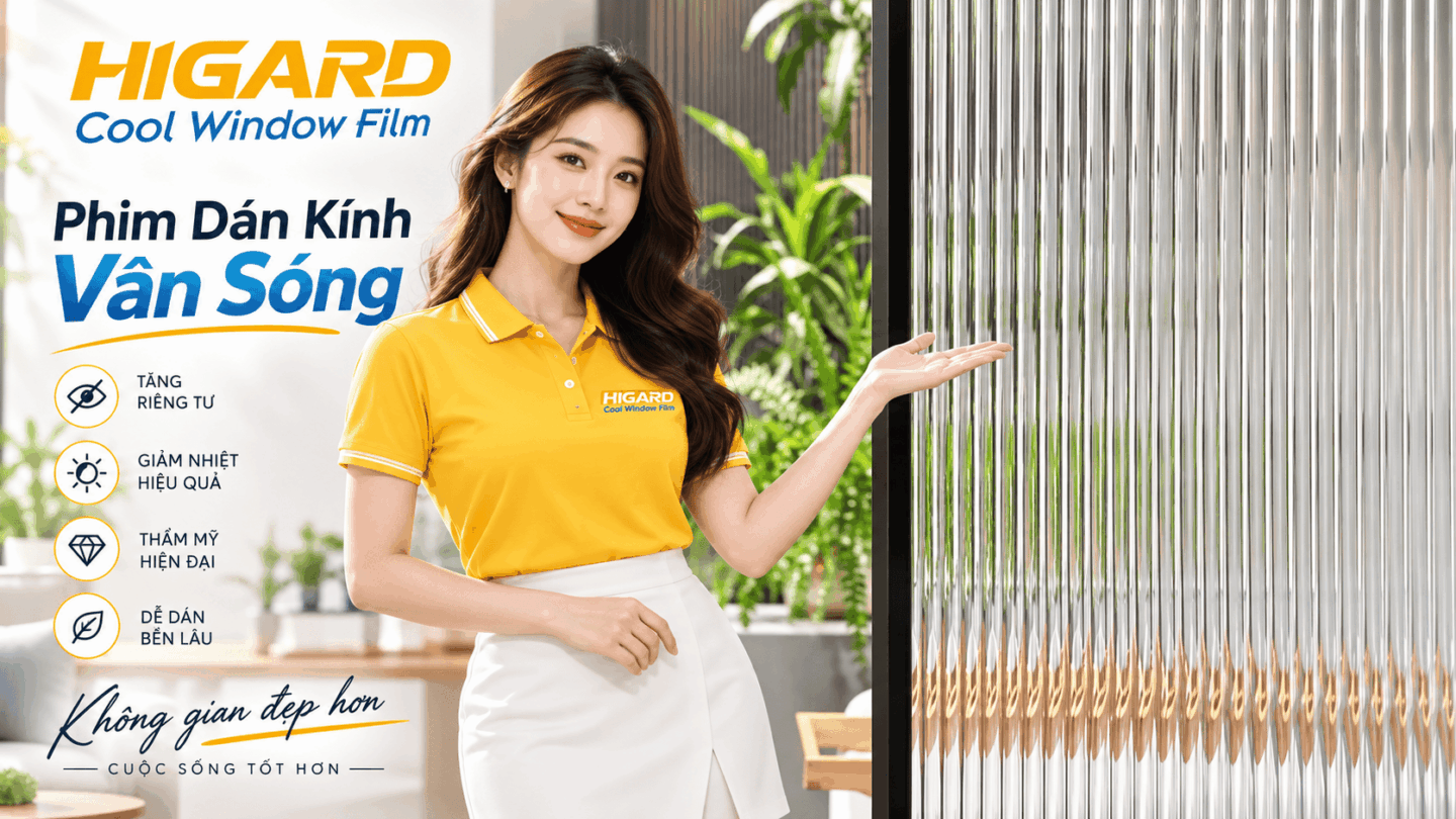 Decal Sóng Kính 3D cho vách ngăn phòng họp