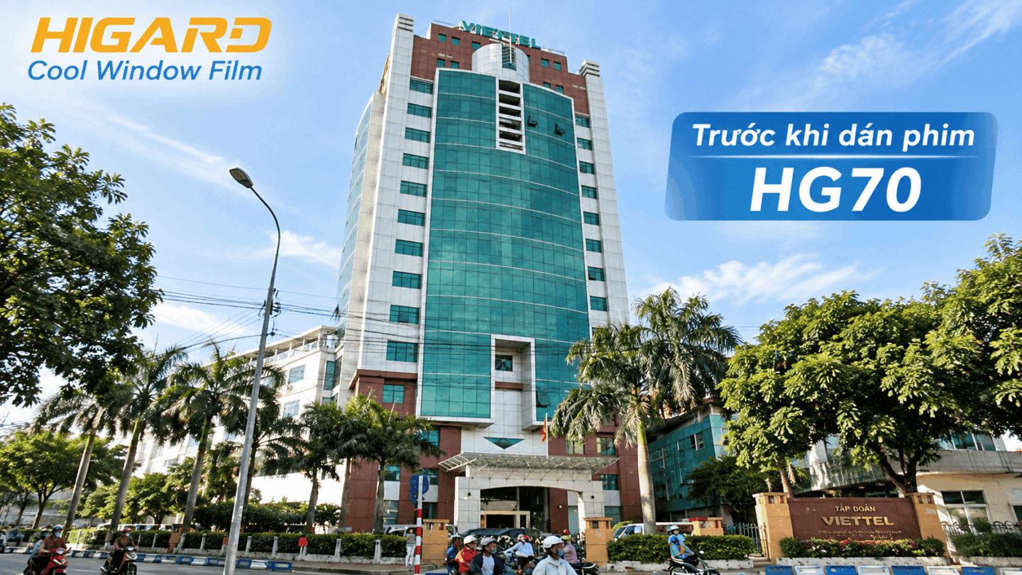 Phim cách nhiệt Tòa nhà văn phòng trước khi thi công
