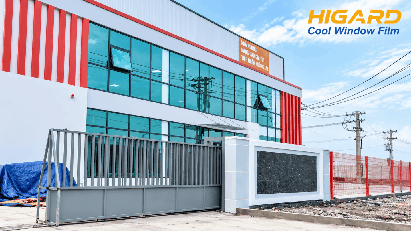 Dán phim cách nhiệt nhà xưởng Higard tại Nhà Máy Phân Bón Bình Điền Cửu Long