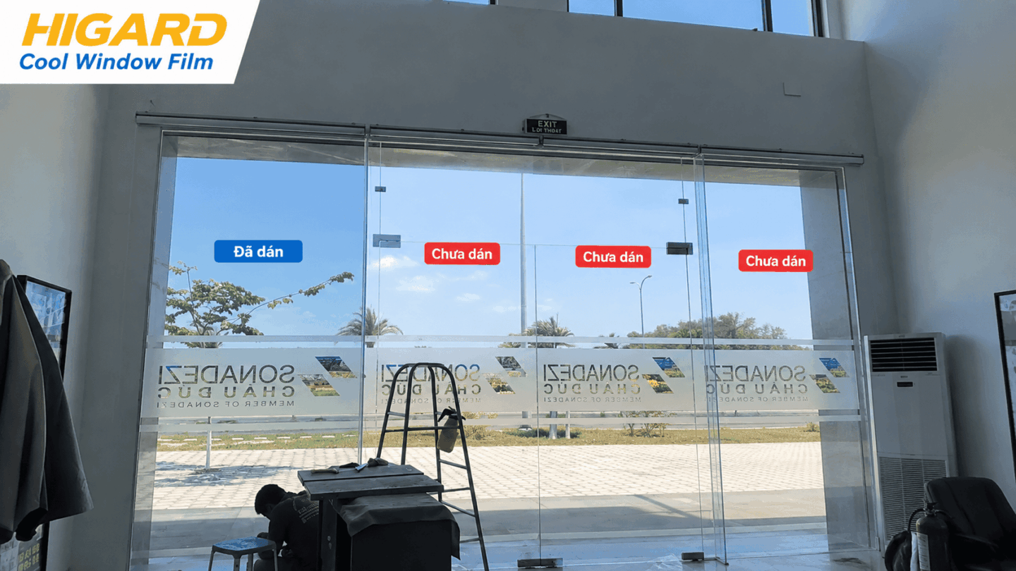 Dán Phim Cách Nhiệt Văn Phòng Công Ty Sonadezi Châu Đức – Higard G60 4 Thi công phim cách nhiệt văn phòng công ty chuyên nghiệp