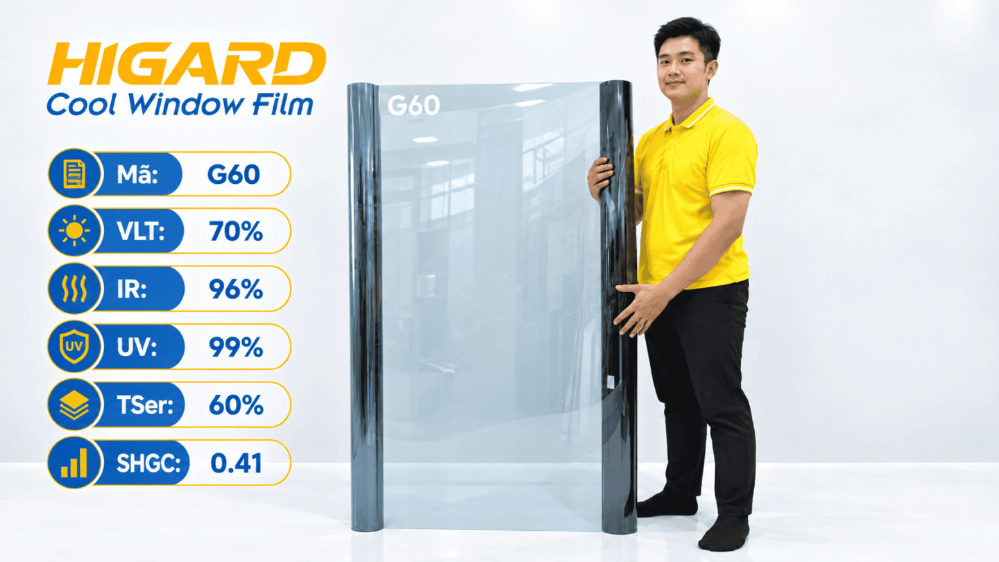 Dán Phim Cách Nhiệt Văn Phòng Công Ty Sonadezi Châu Đức – Higard G60 3 Dán phim cách nhiệt văn phòng công ty bằng Higard G60