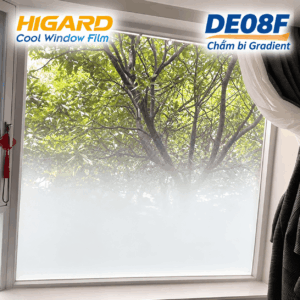 Phim dán kính Gradient chấm bi 1 đầu HIGARD DE08F