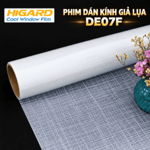 Phim dán kính Giả Lụa DE07F: Trang Trí Kính ấn tượng, Đẳng Cấp 16 Mẫu phim kính giả lụa DE07F Higard với họa tiết trang trí tinh tế