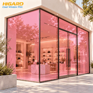 Phim Dán Kính Màu Hồng Higard DE14F cho văn phòng