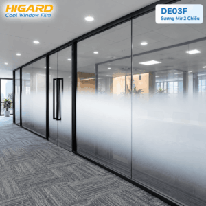Báo giá phim dán kính sương mờ 2 đầu DE03F Higard